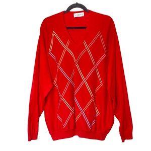 St. Croix I Vintage Argyle Sweater‎